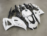 Yamaha R7 Fairings (2021-2025) White, Silver, Red Stripe from KingsMotorcycleFairings.com