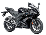 Yamaha R125 (2019-2024) Matte Black at KingsMotorcycleFairings.com