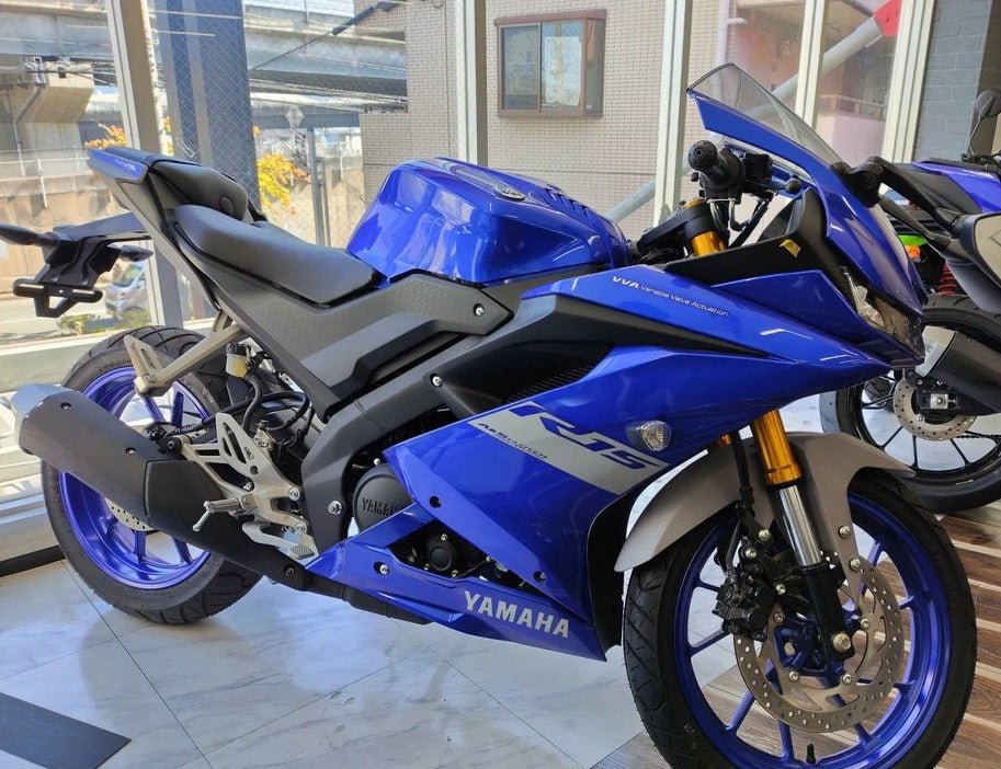 Yamaha R15 Fairings (2018-2024) Blue, Gray | Kings – Kings Motorcycle ...