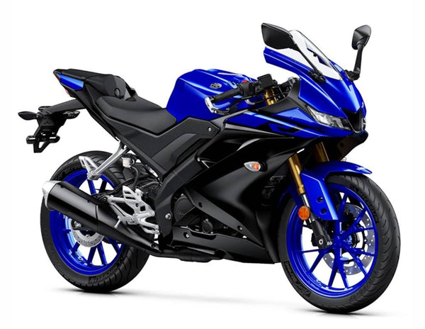 Yamaha YZF-R15 (2018-2024) Blue, Matte Black at KingsMotorcycleFairings.com