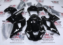 Yamaha YZF-R1 Fairings (2000-2001) Black, White at KingsMotorcycleFairings.com