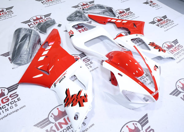 Yamaha R1 Fairings (2000-2001) Red, White Exup | Kings