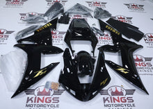 Yamaha YZF-R1 Fairings (2002-2003) Black, Gold Gloss at KingsMotorcycleFairings.com
