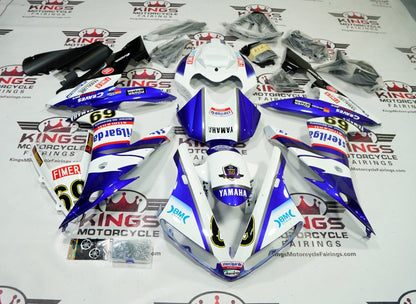 Yamaha YZF-R1 Fairings (2004-2006) Blue, White Sterilgarda at KingsMotorcycleFairings.com