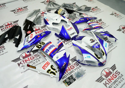 Yamaha R1 Fairings (2004-2006) Blue, White Sterilgarda at KingsMotorcycleFairings.com