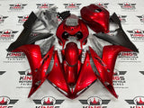Yamaha R1 Fairings (2004-2006) Candy Apple Red, Black at KingsMotorcycleFairings.com