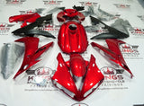 Yamaha YZF-R1 Fairings (2004-2006) Candy Red, Black at KingsMotorcycleFairings.com