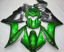 Yamaha YZF-R1 Fairings (2004-2006) Green, Matte Black at KingsMotorcycleFairings.com