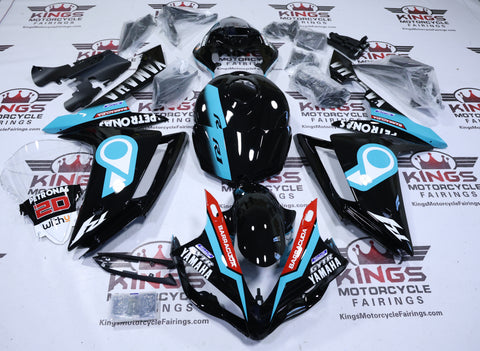 Yamaha YZF-R1 Fairings (2007-2008) Black, Blue, Red Petronas at KingsMotorcycleFairings.com