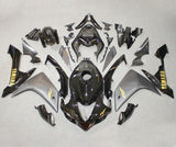 Yamaha R1 Fairings (2007-2008) Gloss Black, Gold, Matte Black at KingsMotorcycleFairings.com