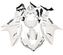 Yamaha R1 Fairings (2007-2008) Gloss White, Black at KingsMotorcycleFairings.com