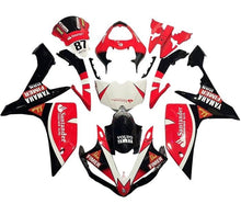 Yamaha YZF-R1 Fairings (2007-2008) Red, Black, White Santander at KingsMotorcycleFairings.com
