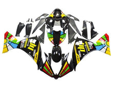 Yamaha YZF-R1 Fairings (2009-2011) Black, HP Color Wheel at KingsMotorcycleFairings.com