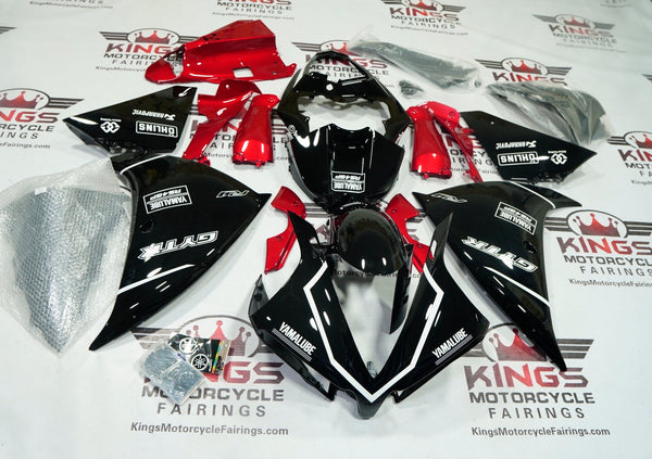 Yamaha YZF-R1 Fairings (2012-2014) Black, White, Candy Red GYTR at KingsMotorcycleFairings.com