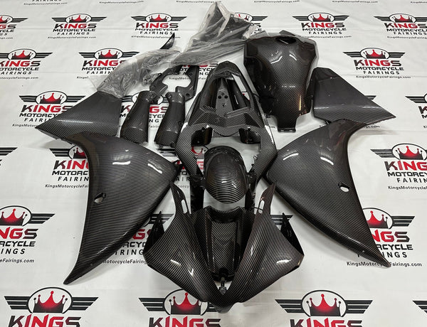 Yamaha YZF-R1 Fairings (2012-2014) Faux Carbon Fiber at KingsMotorcycleFairings.com