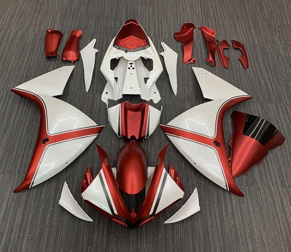 Yamaha R1 Fairings (2012-2014) Matte Red, Silver, White