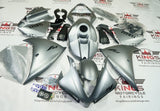 Yamaha YZF-R1 Fairings (2012-2014) Matte Silver at KingsMotorcycleFairings.com