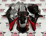 Yamaha YZF-R1 Fairings (2015-2019) Black, Red Stripe at KingsMotorcycleFairings.com.JPG
