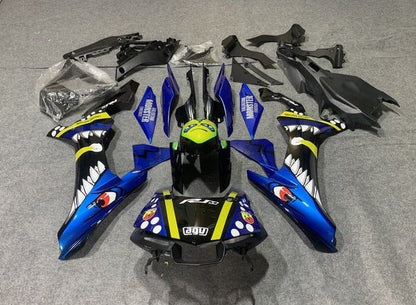 Yamaha R1 Fairings (2015-2019) Blue, Yellow, White, Shark at KingsMotorcycleFairings.com