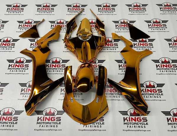 Yamaha YZF-R1 Fairings (2015-2019) Chrome Gold at KingsMotorcycleFairings.com