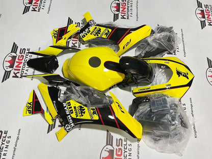 Yamaha YZF-R1 Fairings (2015-2019) Yellow, Black, Red Stripe at KingsMotorcycleFairings.com