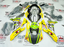 Yamaha YZF-R1 Fairings (2015-2019) Yellow, Green, Silver Shark at KingsMotorcycleFairings.com
