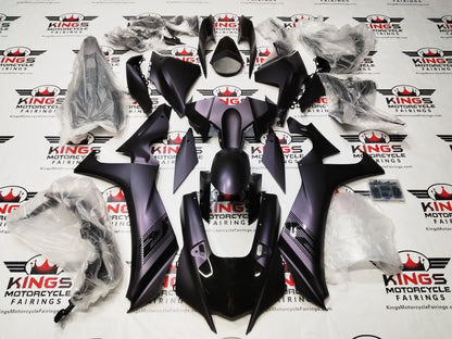 Yamaha YZF-R1 Fairings (2020-2025) Matte Purple, Black Chameleon at KingsMotorcycleFairings.com