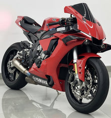 Yamaha YZF-R1 Fairings (2020-2025) Red Faux Carbon Fiber at KingsMotorcycleFairings.com