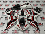 Yamaha YZF-R1 (2009-2011) White, Black, Red Special Edition by KingsMotorcycleFairings.com