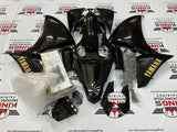 Yamaha YZF-R1 (2012-2014) All Black & Gold Fairings at KingsMotorcycleFairings.com