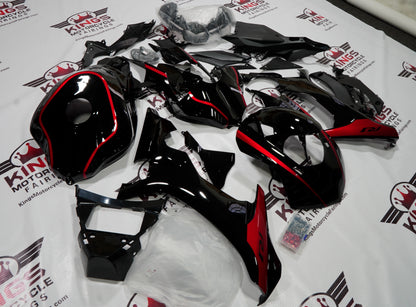 Yamaha R1 (2015-2019) Black, Red Stripe Fairings at KingsMotorcycleFairings.com