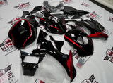 Yamaha YZF-R1 (2015-2019) Black & Red Stripe Fairings at KingsMotorcycleFairings.com