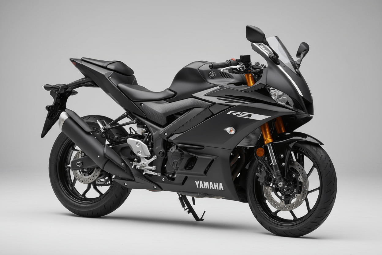 Yamaha YZF-R3 Fairing Kit (2019-2021) Matte Black, Matte White, Black from KingsMotorcycleFairings.com