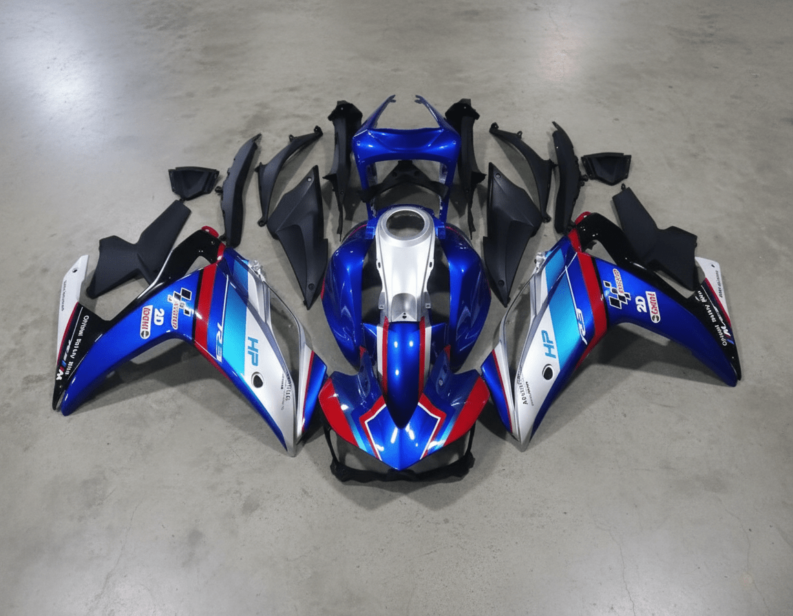 Yamaha R3 Fairings (2015-2018) Blue, Silver, Red | Kings