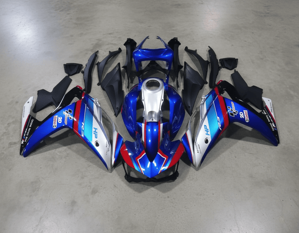 Yamaha YZF-R3 Fairings (2015-2018) Blue, Silver, Red at KingsMotorcycleFairings.com