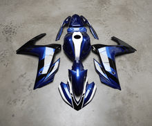 Yamaha YZF-R3 Fairings (2015-2018) Dark Blue, Black, White at KingsMotorcycleFairings.com