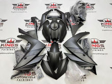Yamaha YZF-R3 Fairings (2015-2018) Matte Black, Black Stripe at KingsMotorcycleFairings.com