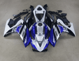 Yamaha YZF-R3 Fairings (2015-2018) White, Blue, Black Yamalube at KingsMotorcycleFairings.com