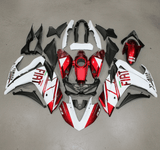 Yamaha YZF-R3 Fairings (2015-2018) White, Candy Red Fiat at KingsMotorcycleFairings.com