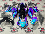 Yamaha YZF-R3 Fairings (2019-2021) Chrome, Blue, Pink Chameleon at KingsMotorcycleFairings.com