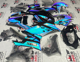 Yamaha R3 Fairings (2019-2021) Chrome, Blue, Pink Chameleon at KingsMotorcycleFairings.com