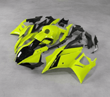 Yamaha YZF-R3 Fairings (2019-2021) Yellow Neon, Black from KingsMotorcycleFairings.com