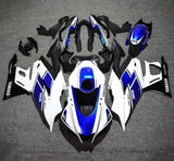 Yamaha YZF-R3 Fairings (2019-2024) White, Blue, Black at KingsMotorcycleFairings.com