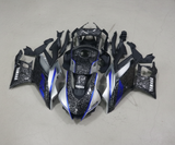 Yamaha YZF-R3 Fairings (2022-2024) Forged Carbon Fiber Style, Silver, Blue, White at KingsMotorcycleFairings.com