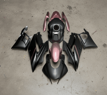 Yamaha YZF-R3 Fairings (2022-2024) Matte Black, Matte Pink at KingsMotorcycleFairings.com