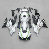 Yamaha YZF-R3 Fairings (2022-2024) White, Silver, Green at KingsMotorcycleFairings.com