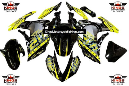 Yamaha YZF-R3 (2015-2018) Black, Yellow, Silver, Blue Fairings at KingsMotorcycleFairings.com