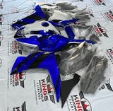 Yamaha YZF-R3 (2015-2018) Blue, White & Black Fairings at KingsMotorcycleFairings.com 