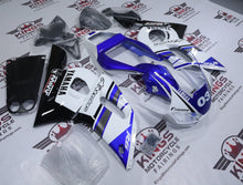 Yamaha YZF-R6 Fairings (1998-2002) Blue, White, Black, Alpine at KingsMotorcycleFairings.com
