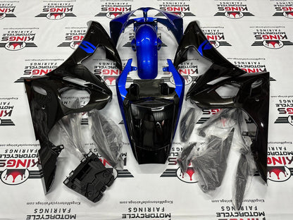 Yamaha YZF-R6 Fairings (2003-2004) Black, Blue at KingsMotorcycleFairings.com